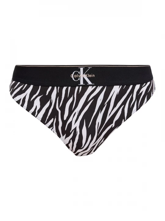 Foto van product Calvin Klein Underwear String zwart / wit