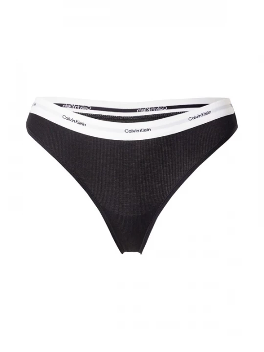 Foto van product Calvin Klein Underwear String zwart / wit