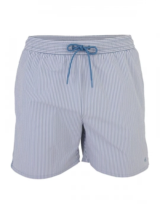Foto van product Calvin Klein Underwear Zwemshorts 'Seersucker' navy / wit