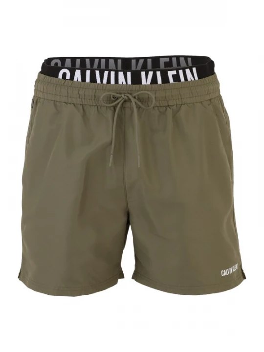 Foto van product Calvin Klein Zwemshorts 'Intense Power' olijfgroen / zwart / wit