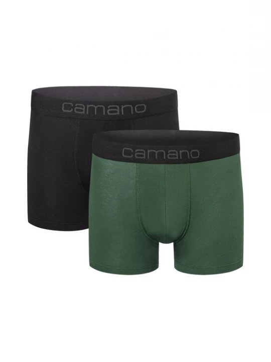 Foto van product camano Boxershorts 'Comfort' groen / zwart