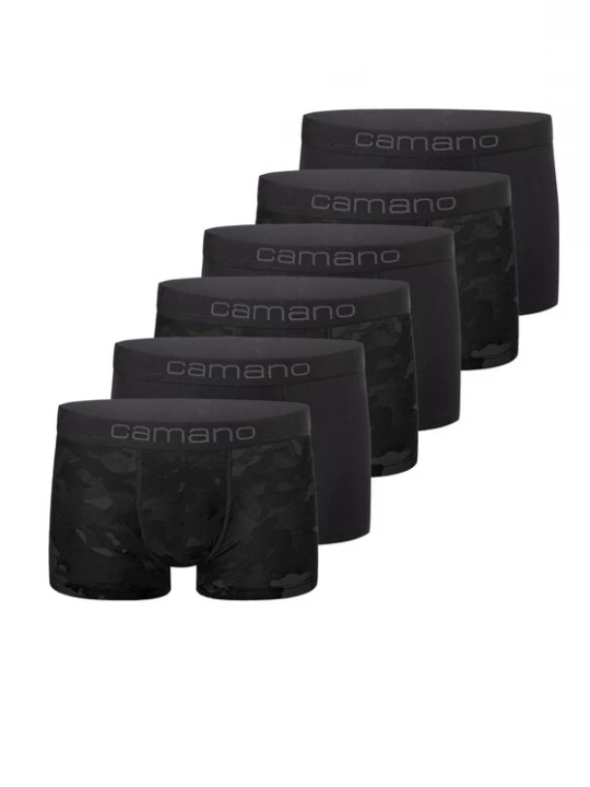 Foto van product camano Boxershorts donkergrijs / zwart