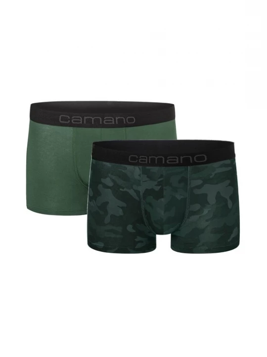 Foto van product camano Boxershorts groen / zwart