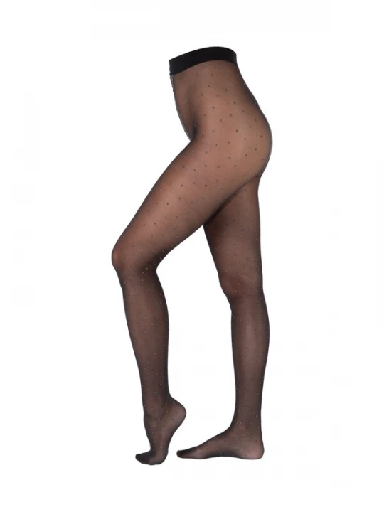 Foto van product camano Fijne panty 'Dots' zwart