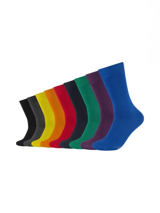 Foto van product camano Sokken blauw / geel / rood / zwart