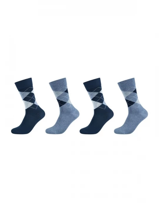 Foto van product camano Sokken blauw / grijs