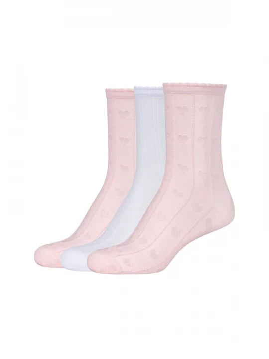 Foto van product camano Sokken rosa / wit