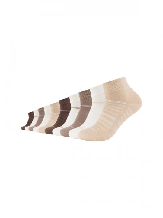 Foto van product camano Sportsokken beige / brokaat / donkerbruin / wit