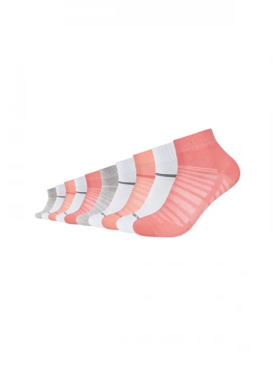 Foto van product camano Sportsokken grijs / rosa / zwart / wit