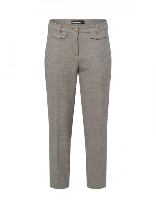 Foto van product Cambio Bandplooibroek ' Krystal ' taupe
