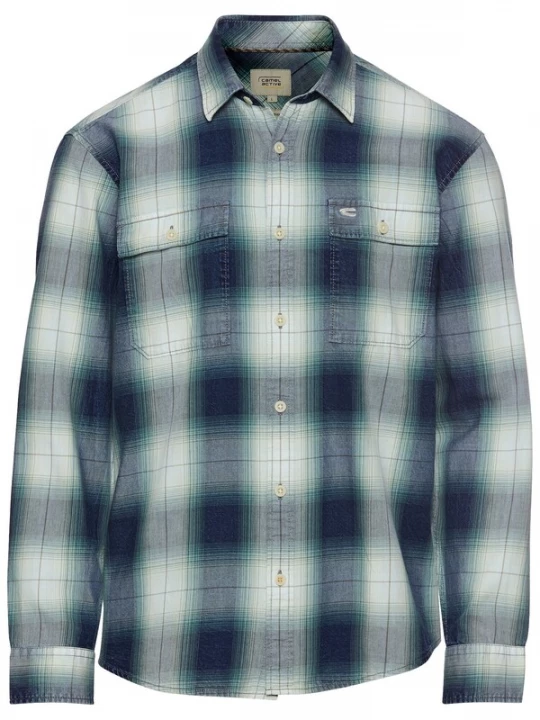 Foto van product CAMEL ACTIVE Overhemd blauw / donkerblauw / wit