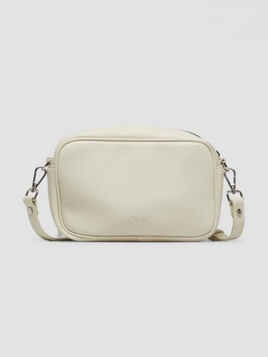 Foto van product Cameratas in lederlook met afneembare schouderriem s.Oliver crème