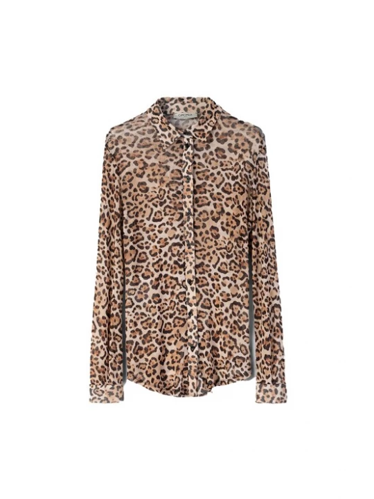 Foto van product Camomilla Italia Blouse 'Alessiau' bruin / zwart