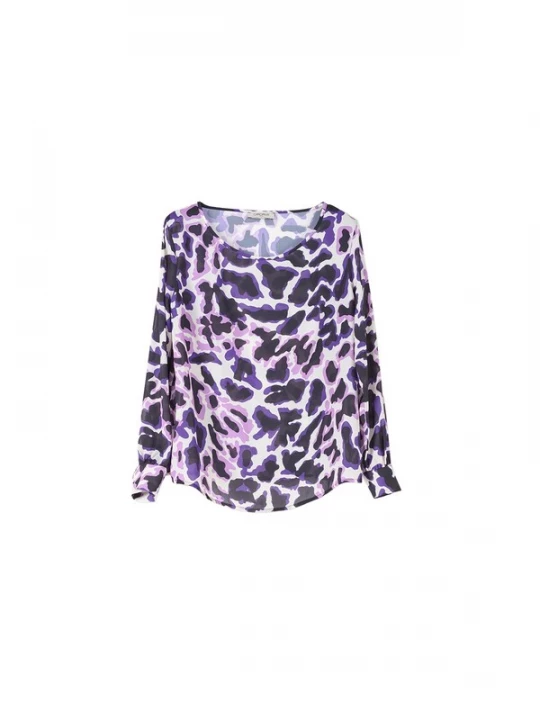 Foto van product Camomilla Italia Blouse 'Candy' lila / aubergine / wit
