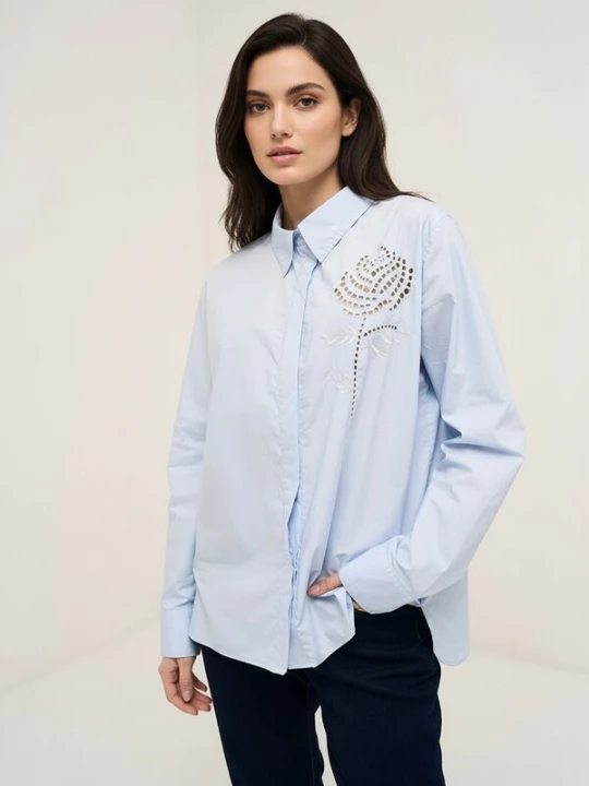 Foto van product Camomilla Italia Blouse 'Cataya' lichtblauw / wit