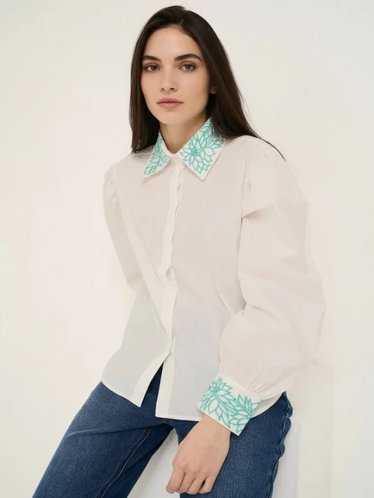Foto van product Camomilla Italia Blouse 'Cloe' limoen / wit