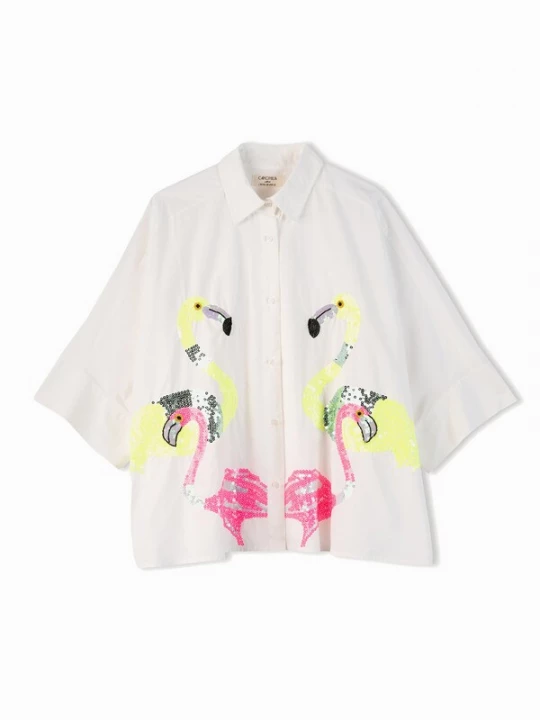 Foto van product Camomilla Italia Blouse geel / pink / wit