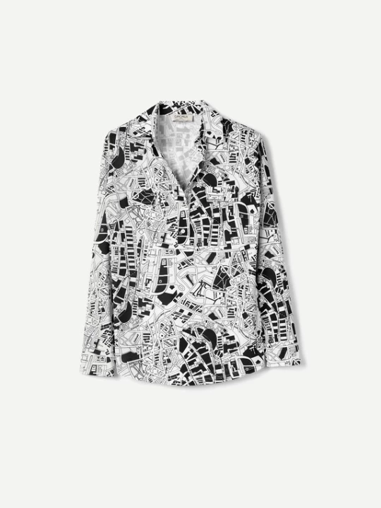 Foto van product Camomilla Italia Blouse 'Selly' zwart / wit