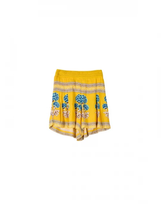 Foto van product Camomilla Italia Broek 'BIHAR' neonblauw / roestbruin / geel