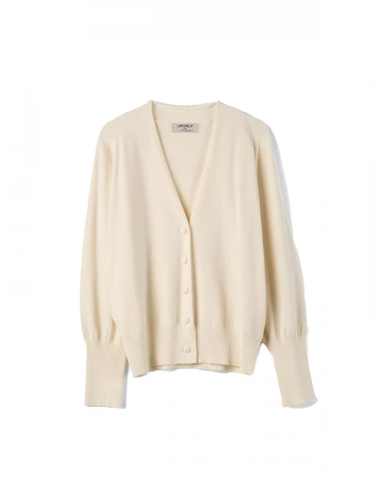 Foto van product Camomilla Italia Gebreid vest 'CLARENCE' eierschaal