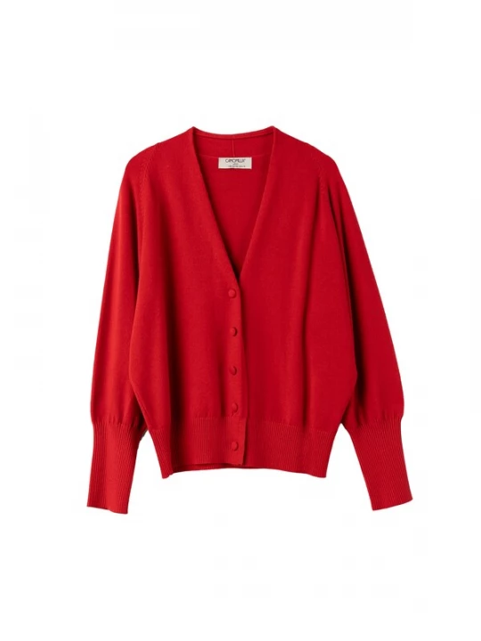 Foto van product Camomilla Italia Gebreid vest 'CLARENCE' rood