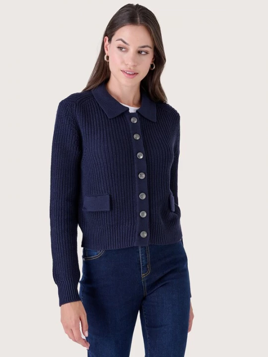 Foto van product Camomilla Italia Gebreid vest 'CONNOR' blauw