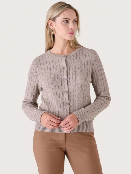 Foto van product Camomilla Italia Gebreid vest 'COOKIE' taupe