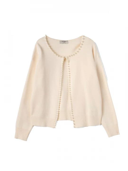 Foto van product Camomilla Italia Gebreid vest 'COY' lichtbeige