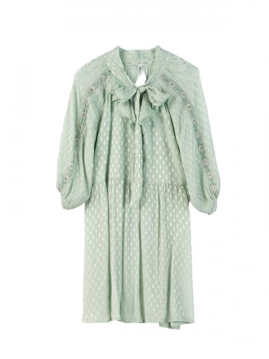 Foto van product Camomilla Italia Jurk 'Alois' taupe / mintgroen