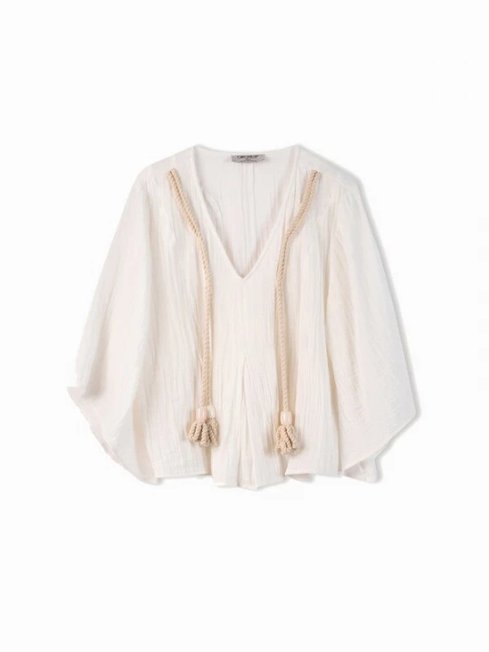 Foto van product Camomilla Italia Multifunctionele blouse 'BETSY' beige / wit