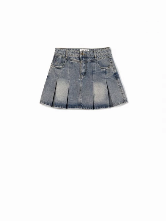 Foto van product Camomilla Italia Rok 'Gabby' blauw denim