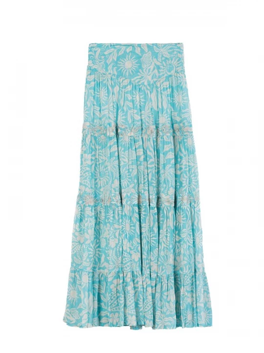Foto van product Camomilla Italia Rok 'GARCIA' blauw / wit