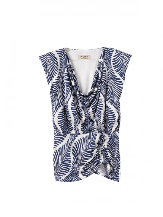 Foto van product Camomilla Italia Shirt 'SAFFY' blauw / gemengde kleuren / wit