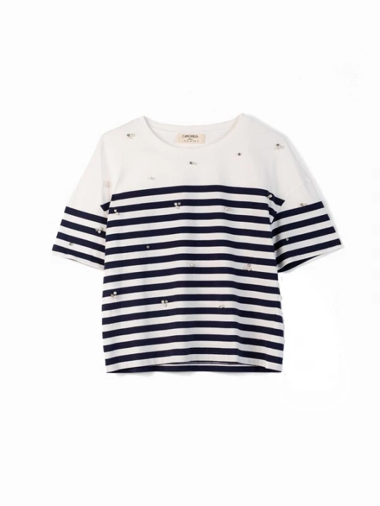 Foto van product Camomilla Italia Shirt 'SELY' navy / wit
