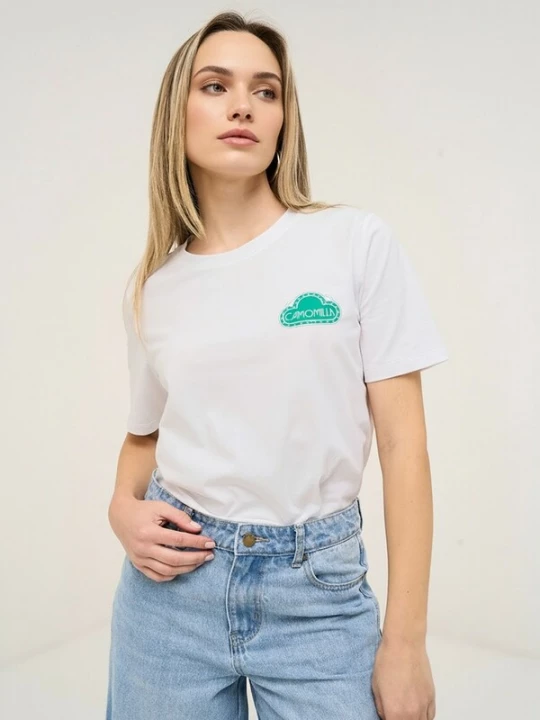 Foto van product Camomilla Italia Shirt 'Stefany' limoen / wit