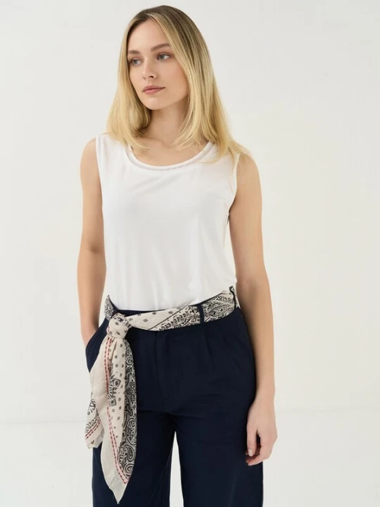 Foto van product Camomilla Italia Top 'Taba' wit