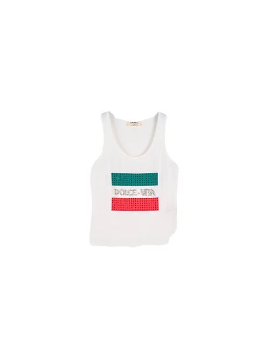 Foto van product Camomilla Italia Top 'TIBI' groen / rood / wit