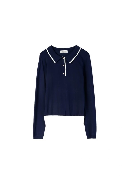 Foto van product Camomilla Italia Trui 'Maros' navy / wit