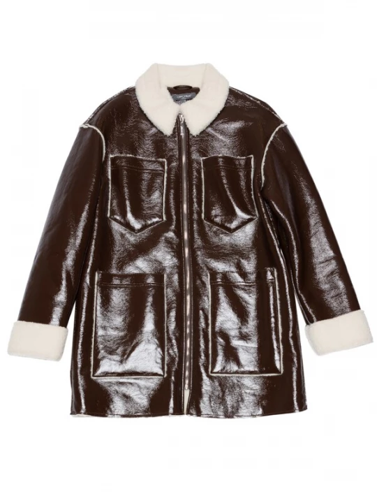 Foto van product Camomilla Italia Tussenjas 'Gillys' bruin / wit