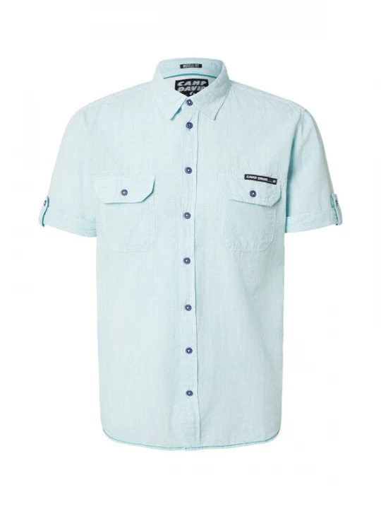 Foto van product CAMP DAVID Overhemd blauw / navy / lichtblauw