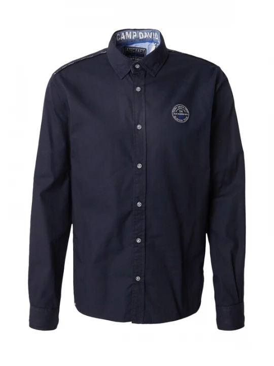 Foto van product CAMP DAVID Overhemd 'Heli Flight' blauw / marine / wit