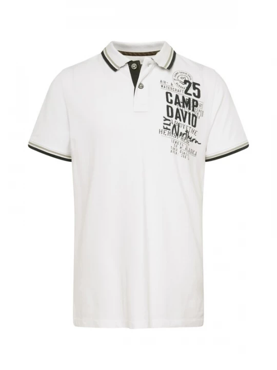 Foto van product CAMP DAVID Shirt 'Alaska Ice Tour' zwart / wit