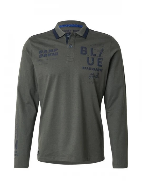 Foto van product CAMP DAVID Shirt donkergroen / zwart