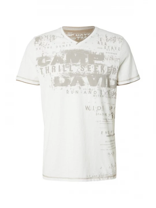 Foto van product CAMP DAVID Shirt 'Dune Crusher' brokaat / lichtbruin