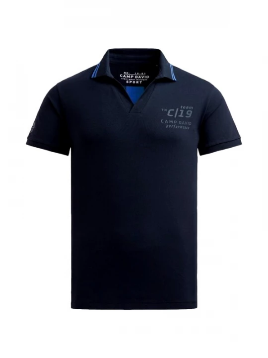 Foto van product CAMP DAVID Shirt 'Game.Set.Match' blauw