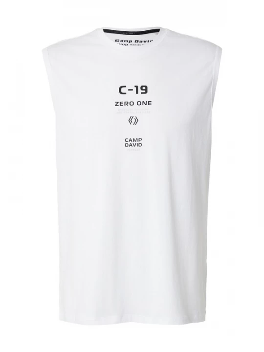 Foto van product CAMP DAVID Shirt grijs / zwart / wit
