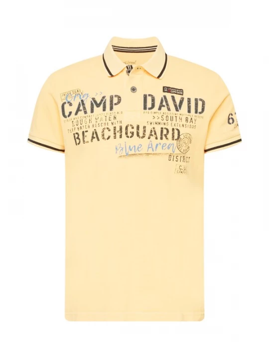 Foto van product CAMP DAVID Shirt lichtblauw / geel / zwart