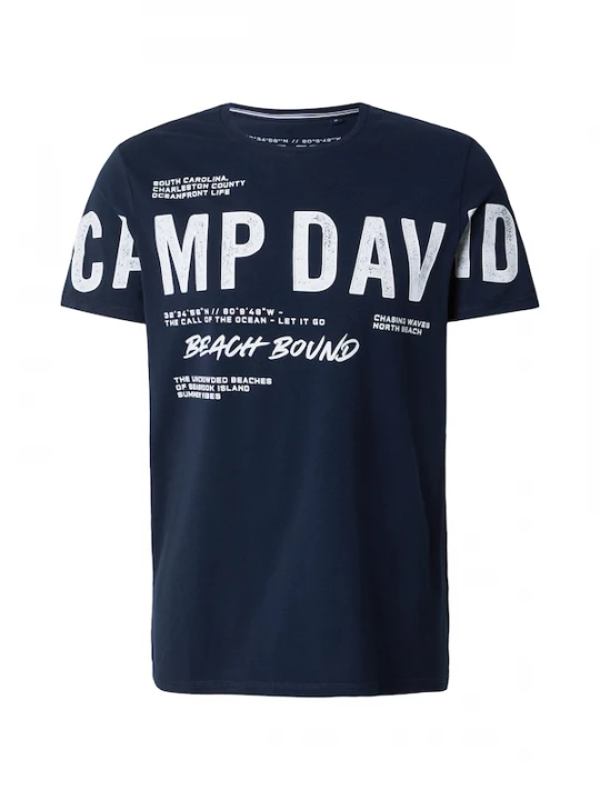 Foto van product CAMP DAVID Shirt navy / wit