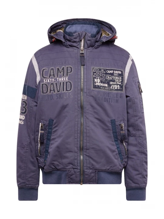 Foto van product CAMP DAVID Tussenjas blauw / marine / wit