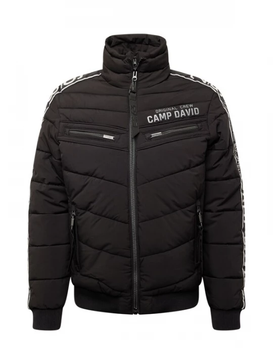 Foto van product CAMP DAVID Winterjas zwart / offwhite